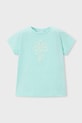 Mayoral t-shirt dziecięcy aplikacja turkusowy 174.6C.Mini.PPY2