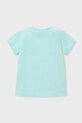 Mayoral t-shirt dziecięcy 174.6C.Mini.PPY2 turkusowy SS26
