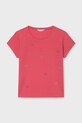 Mayoral t-shirt dziecięcy aplikacja różowy 854.8D.Junior.PPY2