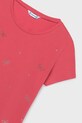 Dziewczynka Mayoral t-shirt dziecięcy 854.8D.Junior.PPY2 różowy