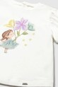 Dziewczynka Mayoral t-shirt dziecięcy 1078.4B.Baby.PPY2 biały