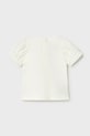 Dziewczynka Mayoral t-shirt dziecięcy 1078.4B.Baby.PPY2 biały