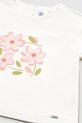 Dziewczynka Mayoral t-shirt dziecięcy 1079.4D.Baby.PPY2 biały