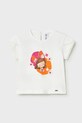Παιδικό μπλουζάκι Mayoral στάμπα λευκό 1079.4D.Baby.PPY2