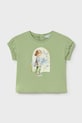 Mayoral t-shirt dziecięcy z elastanem zielony 1080.4E.Baby.PPY2