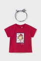 Παιδικό μπλουζάκι Mayoral 1081.4F.Baby.PPY2 κόκκινο SS26