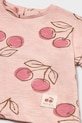 Dziewczynka Mayoral t-shirt bawełniany dziecięcy 1082.4F.Baby.PPY2 różowy