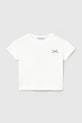 Mayoral t-shirt bawełniany dziecięcy nadruk biały 1083.4J.Baby.PPY2