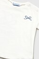 Dziewczynka Mayoral t-shirt bawełniany dziecięcy 1083.4J.Baby.PPY2 biały