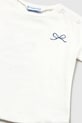 Dziewczynka Mayoral t-shirt bawełniany dziecięcy 1083.4J.Baby.PPY2 biały