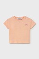 Παιδικό βαμβακερό μπλουζάκι Mayoral στάμπα πορτοκαλί 1083.4J.Baby.PPY2