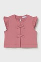 Mayoral top dziecięcy z elastanem różowy 1089.4G.Baby.PPY2