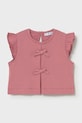 Mayoral top dziecięcy z elastanem różowy 1089.4G.Baby.PPY2