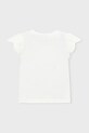 Dziewczynka Mayoral t-shirt dziecięcy 3002.6B.Mini.PPY2 beżowy