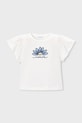 Παιδικό μπλουζάκι Mayoral απλικέ λευκό 3004.6B.Mini.PPY2