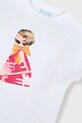 Mayoral t-shirt dziecięcy biały 3005.6D.Mini.PPY2