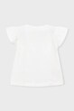 Dziewczynka Mayoral t-shirt dziecięcy 3007.6E.Mini.PPY2 biały