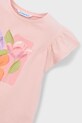 Mayoral t-shirt dziecięcy różowy 3007.6E.Mini.PPY2