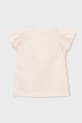 Dziewczynka Mayoral t-shirt dziecięcy 3007.6E.Mini.PPY2 beżowy