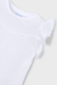 Παιδικό βαμβακερό μπλουζάκι Mayoral λευκό 3008.6E.Mini.PPY2