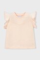 Παιδικό βαμβακερό μπλουζάκι Mayoral 3008.6E.Mini.PPY2 μπεζ SS26