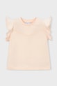 Παιδικό βαμβακερό μπλουζάκι Mayoral 3008.6E.Mini.PPY2 μπεζ SS26