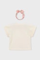Κοριτσίστικα Παιδικό βαμβακερό μπλουζάκι Mayoral 3010.6G.Mini.PPY2 μπεζ