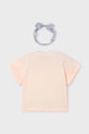 Παιδικό βαμβακερό μπλουζάκι Mayoral 3010.6G.Mini.PPY2 μπεζ SS26
