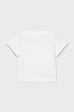Dziewczynka Mayoral t-shirt bawełniany dziecięcy 3013.6H.Mini.PPY2 beżowy