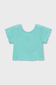 Dziewczynka Mayoral t-shirt dziecięcy 3014.6J.Mini.PPY2 turkusowy