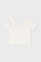 Παιδικό μπλουζάκι Mayoral με ελαστάν λευκό 3017.6K.Mini.PPY2