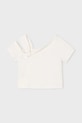 Παιδικό μπλουζάκι Mayoral με ελαστάν λευκό 3017.6K.Mini.PPY2