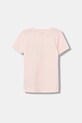 Guess t-shirt dziecięcy J5RI46.J1314.PPY2 różowy SS26