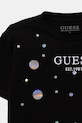 Dziewczynka Guess t-shirt dziecięcy J6RI12.J1314.PPY2 czarny