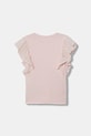Guess t-shirt dziecięcy J6RI14.K6YW4.PPY2 różowy SS26