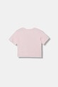 Guess t-shirt bawełniany dziecięcy J6RI22.K8HM4.PPY2 różowy SS26