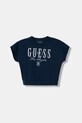 Guess t-shirt bawełniany aplikacja granatowy J6RI30.KCNQ4.PPY2