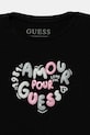 Dziewczynka Guess t-shirt dziecięcy K6RI02.K6YW4.PPY2 czarny