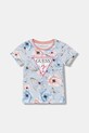 Guess t-shirt dziecięcy z elastanem niebieski K6RI06.K6YW4.PPY2