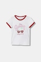 Guess t-shirt dziecięcy aplikacja biały K6RI08.K6YW4.PPY2