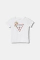 Guess t-shirt dziecięcy z elastanem biały K6RI09.K6YW4.PPY2