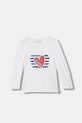Guess longsleeve dziecięcy nadruk biały K6RI14.K6YW4.PPY2