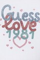 Dziewczynka Guess t-shirt dziecięcy K6RI20.K6YW4.PPY2 biały