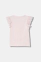Guess t-shirt dziecięcy K6RI25.K6YW4.PPY2 różowy SS26