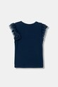 Guess t-shirt dziecięcy K6RI25.K6YW4.PPY2 granatowy SS26