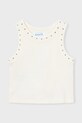 Mayoral top dziecięcy 3021.6F.Mini.PPY2 biały SS26