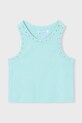 Mayoral top dziecięcy aplikacja turkusowy 3021.6F.Mini.PPY2