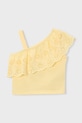 Mayoral top dziecięcy 3022.6L.Mini.PPY2 żółty SS26