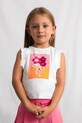Mayoral top dziecięcy z elastanem biały 3023.6M.Mini.PPY2