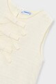 Παιδικό μπλουζάκι με λινό Mayoral λευκό 3024.6C.Mini.PPY2